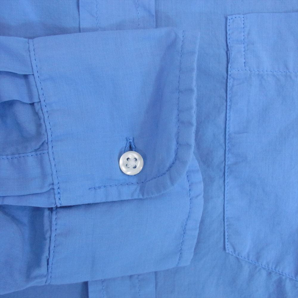 フランク＆アイリーン 3520700069 LUKE コットン ポプリン レギュラーカラー 長袖 シャツ ブルー ブルー系 XS【中古】