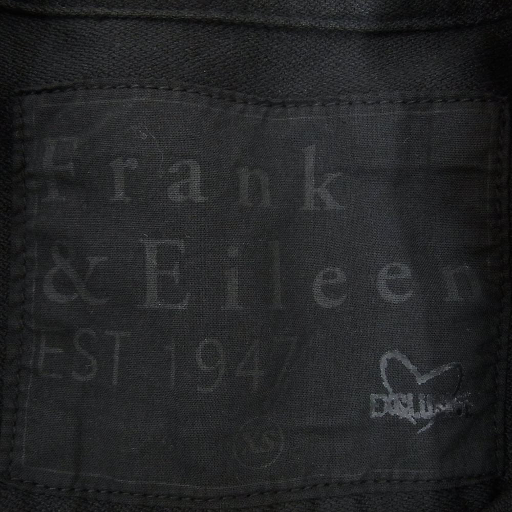 フランク＆エイリーン 2920700317 SP LUKE  ダメージ加工 カットオフ コットン 長袖 シャツ ブラック系 S【中古】