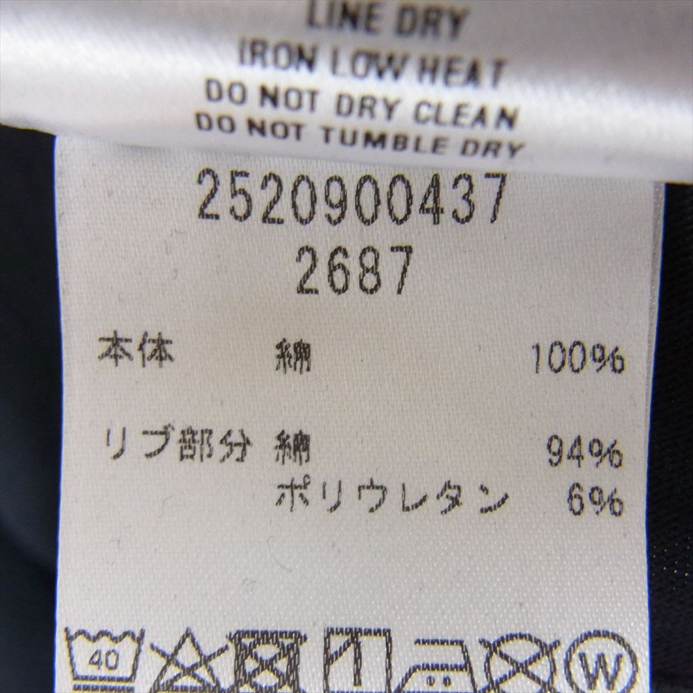 OAMC I024072 × Ron Herman ロンハーマン 別注 コットン クルーネック ポケット 半袖 Tシャツ ネイビー ネイビー系 XS【中古】