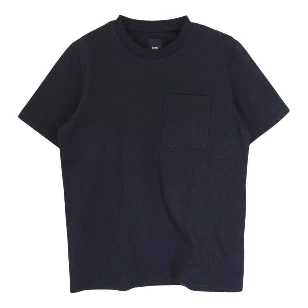 OAMC I024072 × Ron Herman ロンハーマン 別注 コットン クルーネック ポケット 半袖 Tシャツ ブラック系 XS【極上美品】【中古】