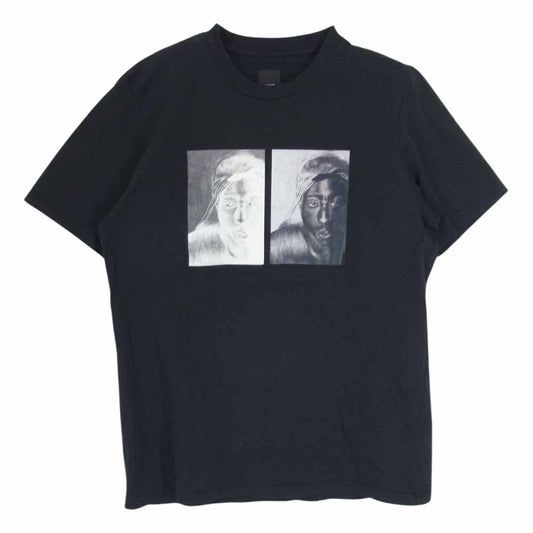 OAMC I024496 Symphony Of Silence Biggie Tshirt ロゴ バックプリント 半袖 クルーネック Tシャツ ブラック系 XS【中古】