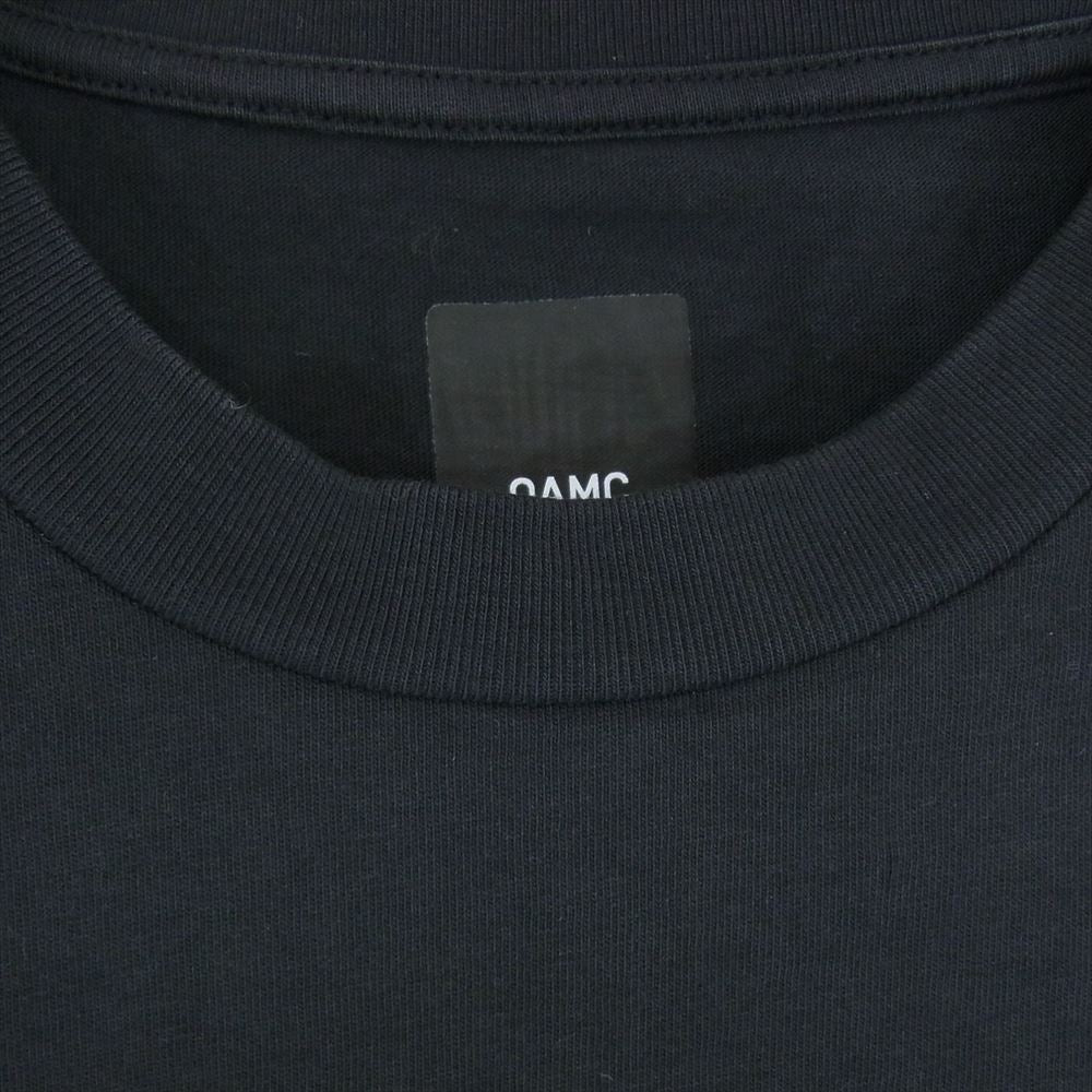 OAMC I024496 Symphony Of Silence Biggie Tshirt ロゴ バックプリント 半袖 クルーネック Tシャツ ブラック系 XS【中古】
