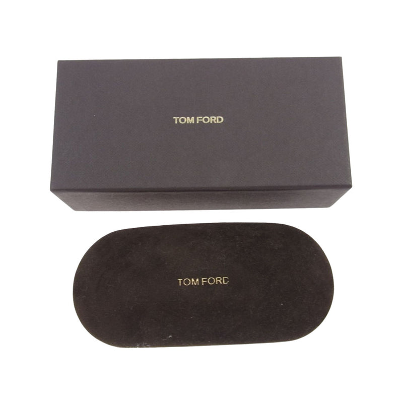 TOM FORD トムフォード TF5647-D-B 日本企画 スクエアモデル アイウェア 眼鏡 ブラック系 53□18　140【中古】