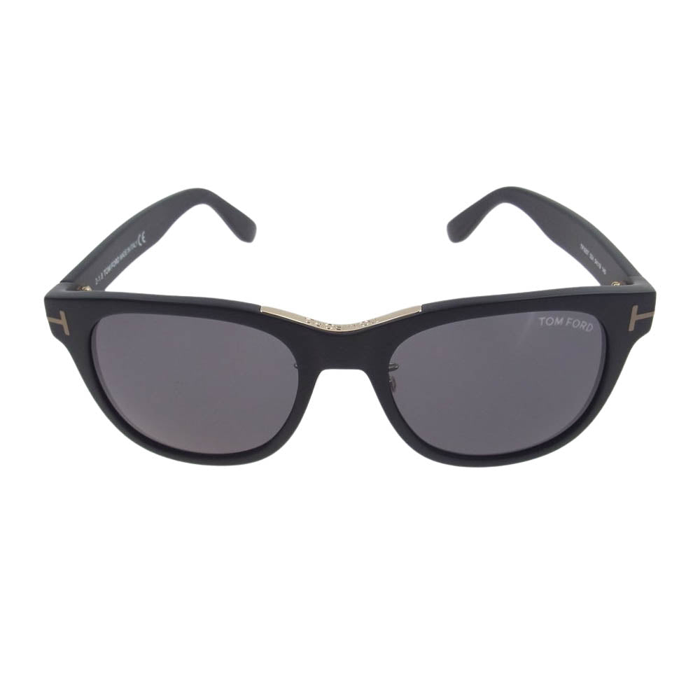 TOM FORD トムフォード TF9257 アジアンフィット ウェリントン型 アイウェア 眼鏡 サングラス ブラック系 54□19　140【中古】