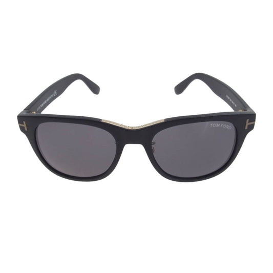 TOM FORD トムフォード TF9257 アジアンフィット ウェリントン型 アイウェア 眼鏡 サングラス ブラック系 54□19　140【中古】