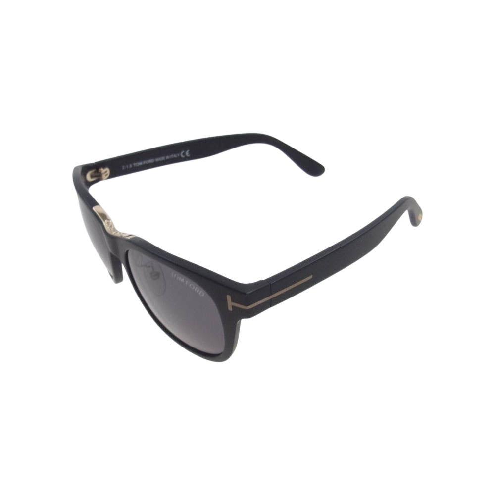 TOM FORD トムフォード TF9257 アジアンフィット ウェリントン型 アイウェア 眼鏡 サングラス ブラック系 54□19　140【中古】