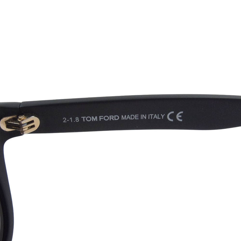 TOM FORD トムフォード TF9257 アジアンフィット ウェリントン型 アイウェア 眼鏡 サングラス ブラック系 54□19　140【中古】