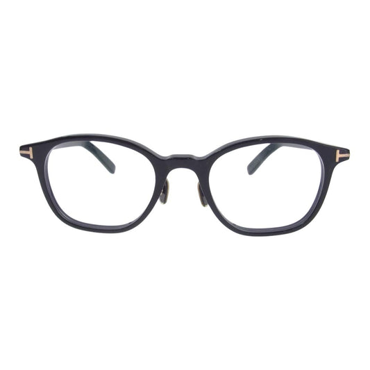 TOM FORD トムフォード TF5858-D-B アジアンフィット ウェリントン型 アイウェア 眼鏡 サングラス ブラック系 49□21　145【中古】