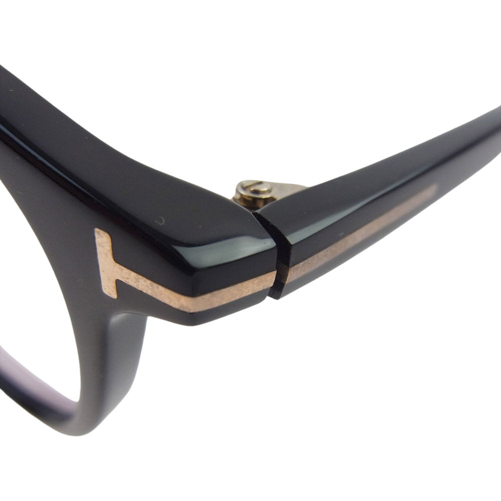 TOM FORD トムフォード TF5858-D-B アジアンフィット ウェリントン型 アイウェア 眼鏡 サングラス ブラック系 49□21　145【中古】