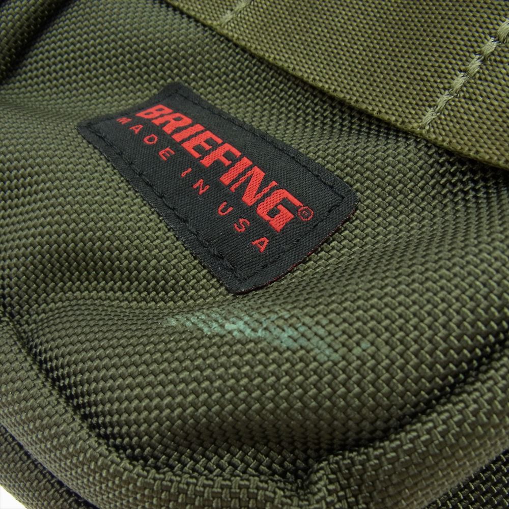 BRIEFING ブリーフィング BS TOTE TALL バリスティックナイロン トートバッグ オリーブグリーン系【美品】【中古】