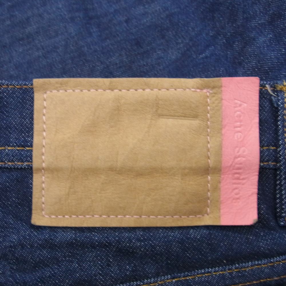ACNE STUDIOS アクネストゥディオズ Bla Konst ブラコンスト RIVER INDIGO リバーインディゴ 1152-343-0238 デニム ストレート パンツ 33/32 インディゴブルー系 33【中古】