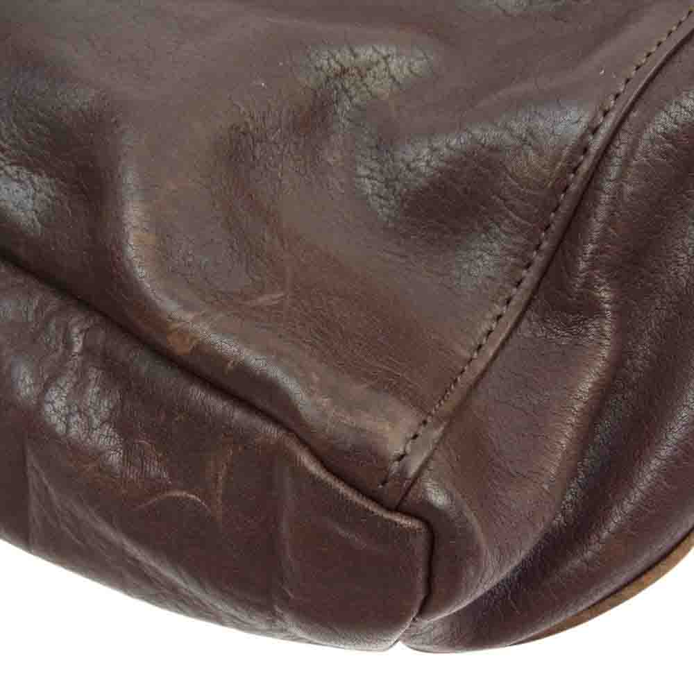 BUTTERO ブッテロ B19 ベジタブルタンニン鞣し レザー トートバッグ ブラウン系【中古】