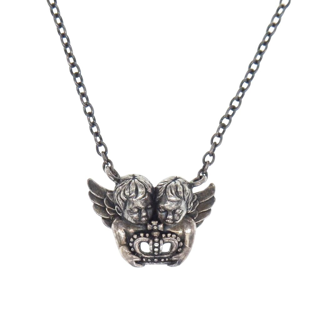 Justin Davis ジャスティンデイビス SNJ635 ANGERIC DREAM エンジェル ドリーム クラウン ネックレス シルバー系【中古】