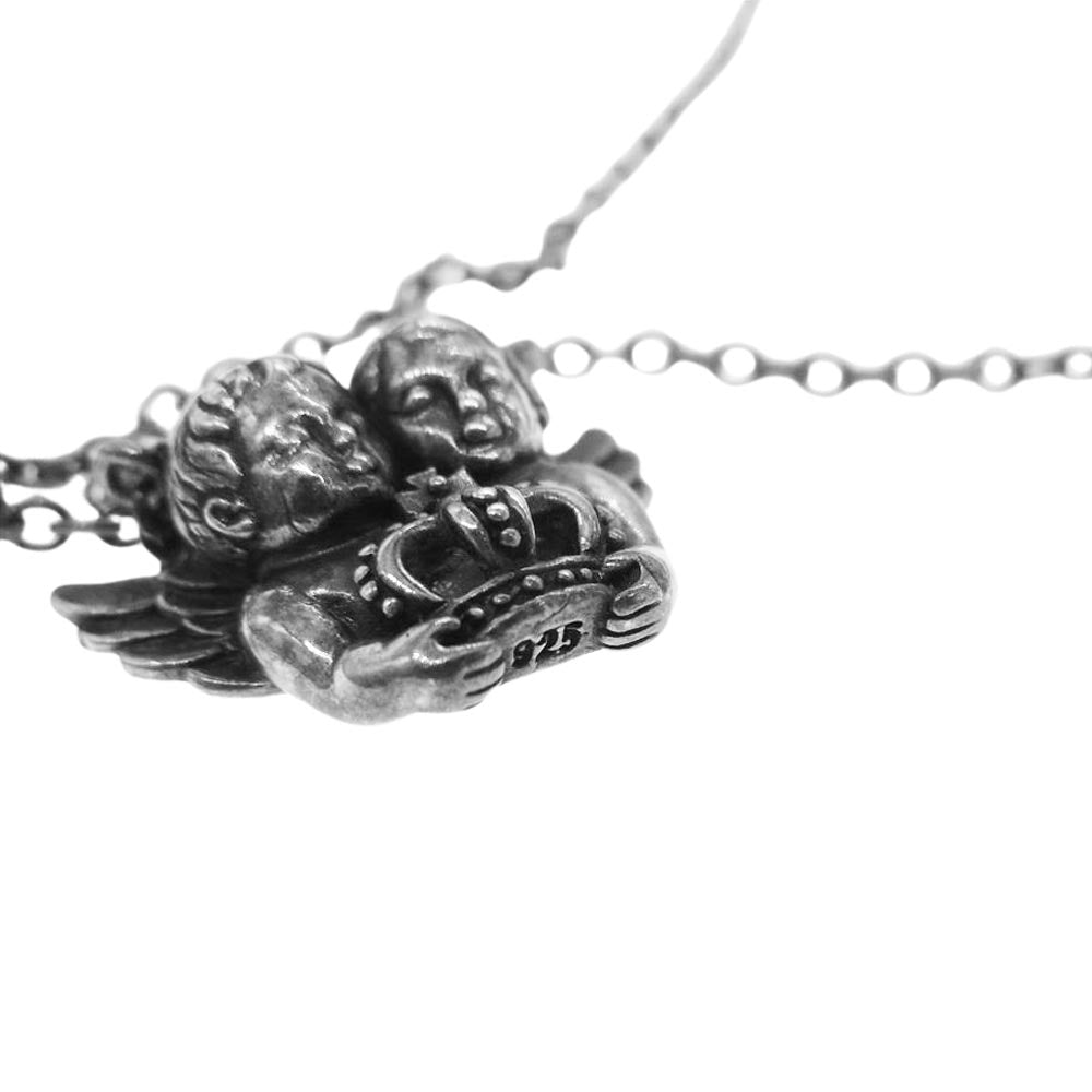 Justin Davis ジャスティンデイビス SNJ635 ANGERIC DREAM エンジェル ドリーム クラウン ネックレス シルバー系【中古】