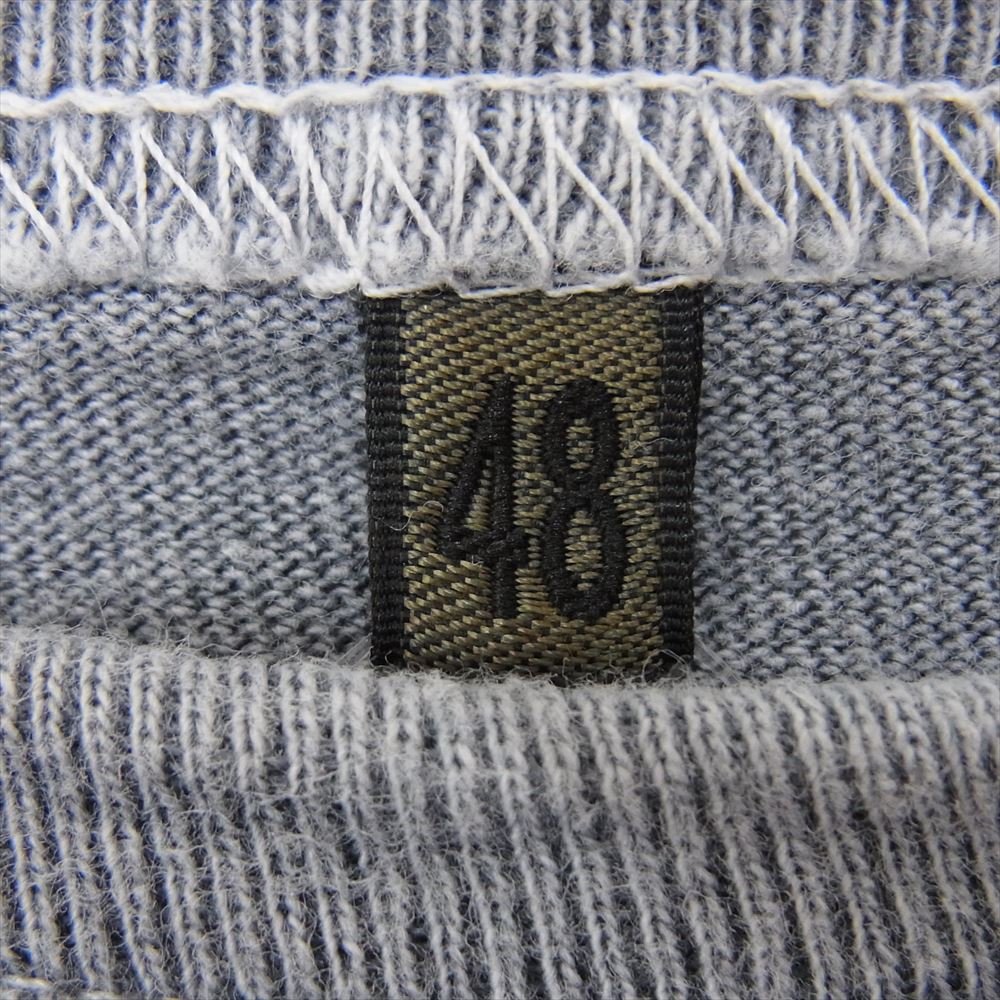 Nigel Cabourn ナイジェルケーボン 55-U-8110 ガーメントダイ ポケット 半袖 Tシャツ カットソー ブルー系 48【中古】