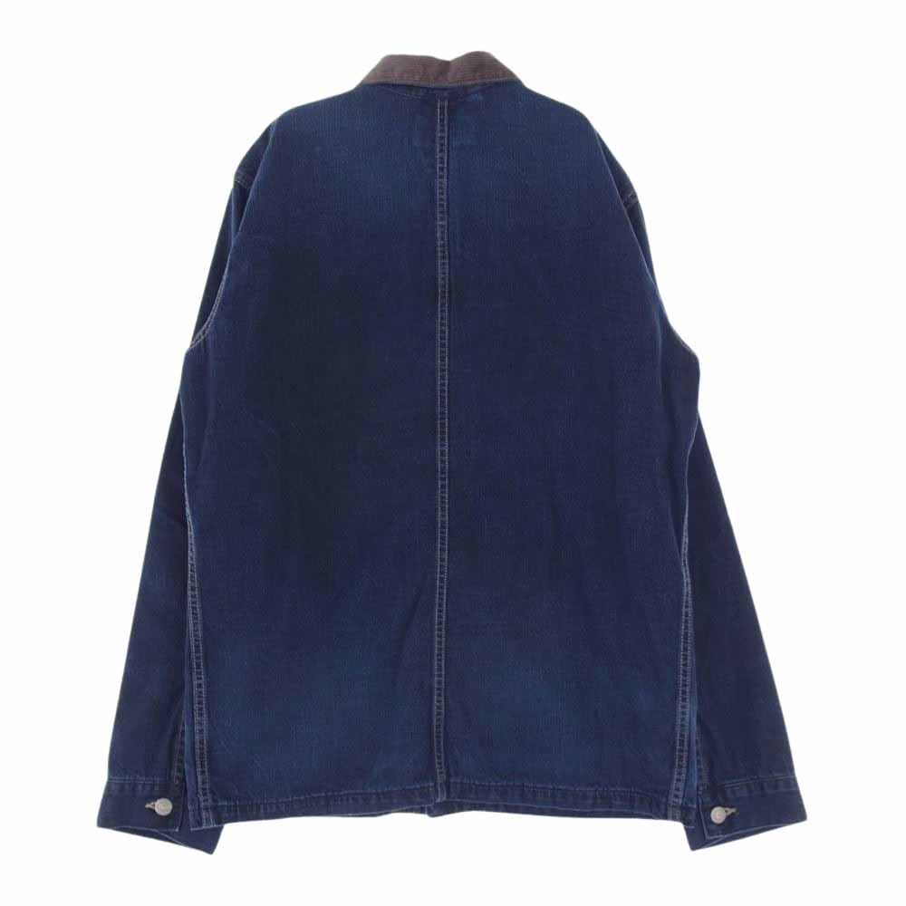 RRL ダブルアールエル USA製 LIMITED EDITION 25th ANNIVERSARY CHORE  JACKET リミテッドエディション 25周年 チョア ジャケット デニム カバーオール インディゴブルー系 S【中古】