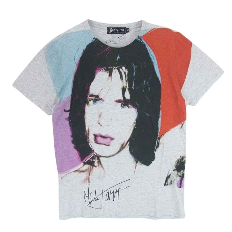 HYSTERIC GLAMOUR ヒステリックグラマー 0443CT03 Andy Warhol アンディウォーホール クルーネック 半袖 Tシャツ カットソー グレー系 L【中古】