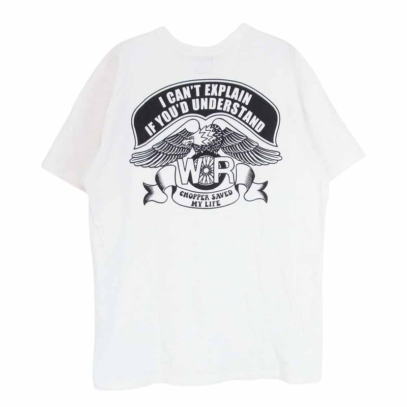 ウエストライド バックプリント Ｔシャツ カットソー 半袖 ホワイト ホワイト系 38【中古】