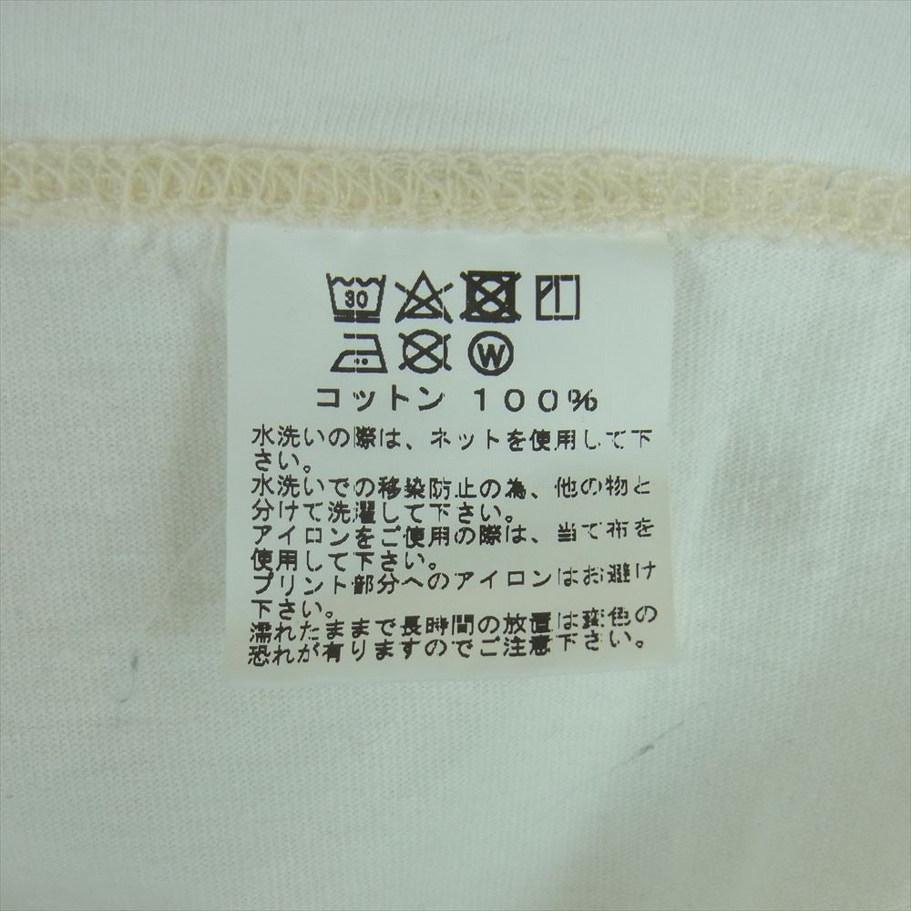 Buzz Rickson's バズリクソンズ 日本製 Flying Tigers T Shirt  TEE フライングタイガー 半袖 Tシャツ オフホワイト系 M【中古】