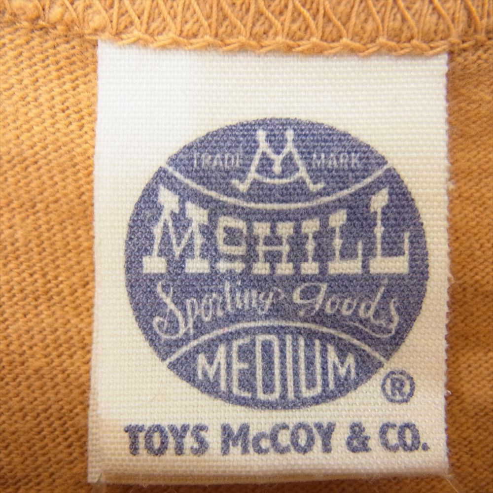 TOY'S McCOY トイズマッコイ BECK ベック 13 BLACK CATS プリント ミリタリー 半袖 Tシャツ ブラウン系 M【中古】