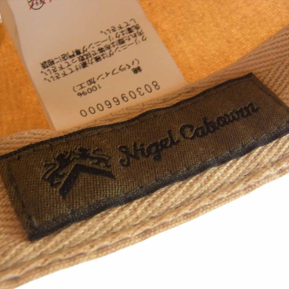 Nigel Cabourn ナイジェルケーボン ワーク キャップ 帽子 ライトブラウン系【中古】