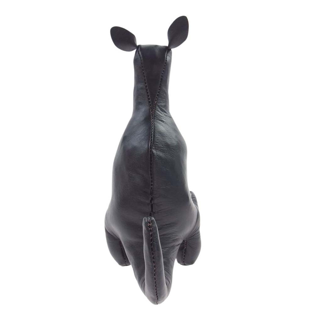 The REAL McCOY'S ザリアルマッコイズ HORSEHIDE ANIMALS ホースハイド レザー アニマル ぬいぐるみ カンガルー ダークブラウン系【中古】