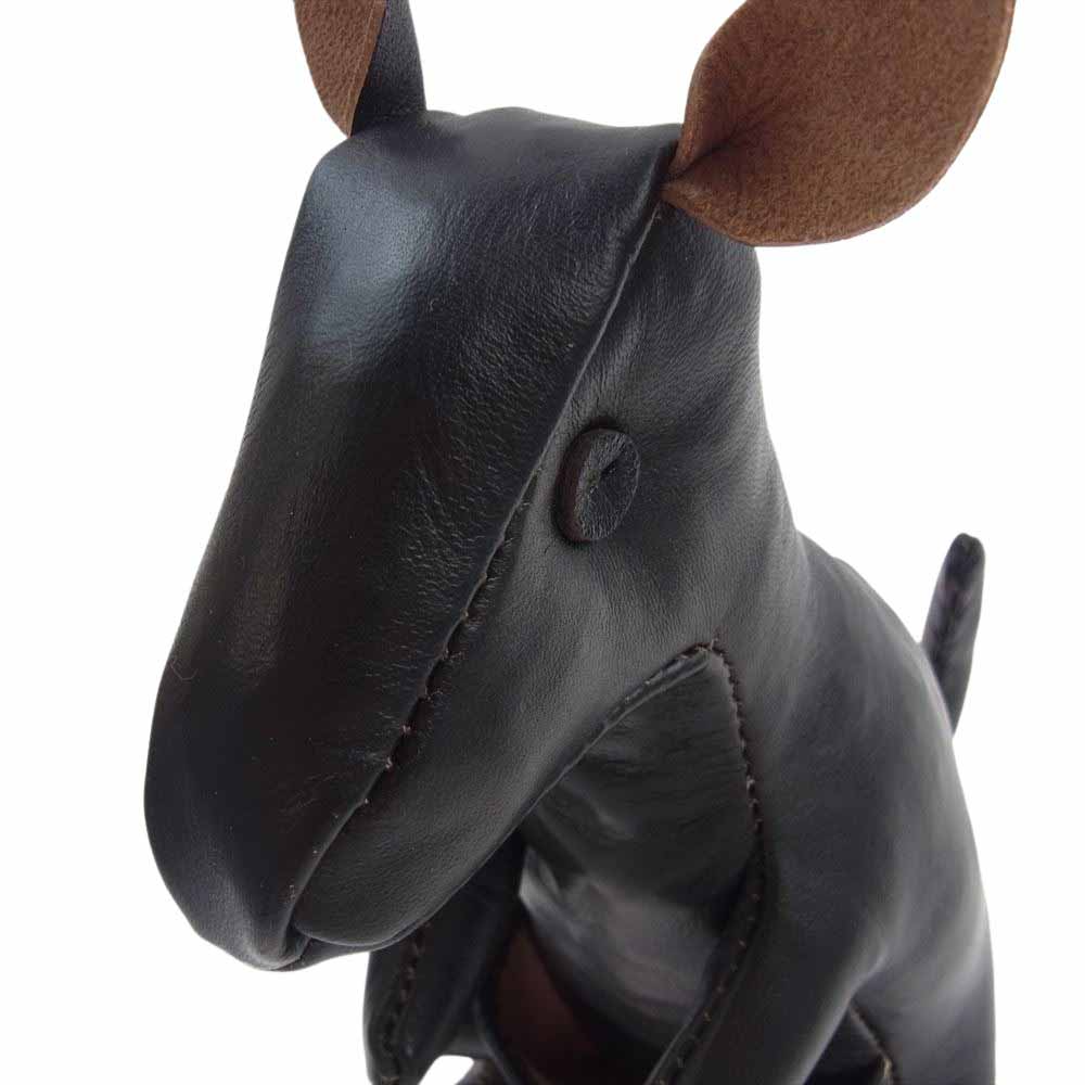 The REAL McCOY'S ザリアルマッコイズ HORSEHIDE ANIMALS ホースハイド レザー アニマル ぬいぐるみ カンガルー ダークブラウン系【中古】