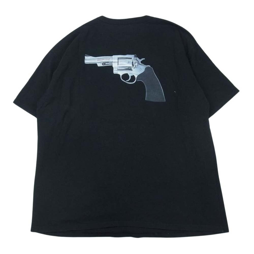 Champion チャンピオン CORVETTE I Don’t Wanna Lose You フロントプリント クルーネック 半袖 Tシャツ ブラック系 XL【中古】