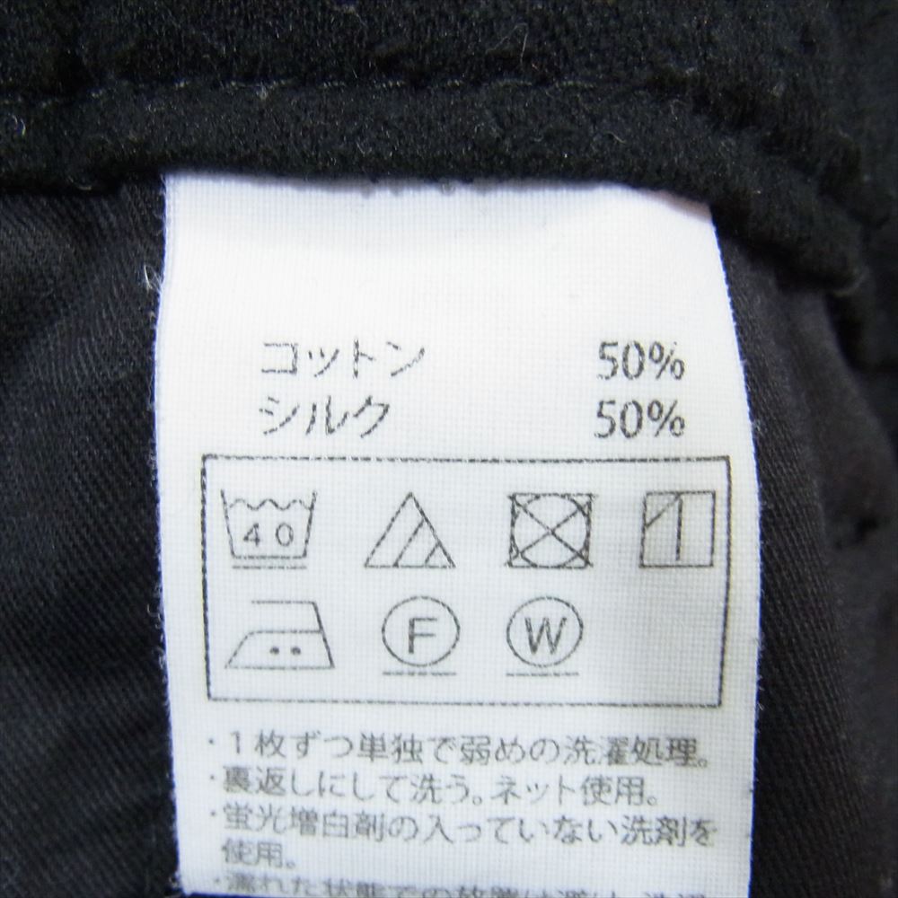 COOTIE クーティー Silknep Back Twill 2 Tuck Easy Pants シルクネップ バックツイル ツータック イージー パンツ ブラック系 L【中古】