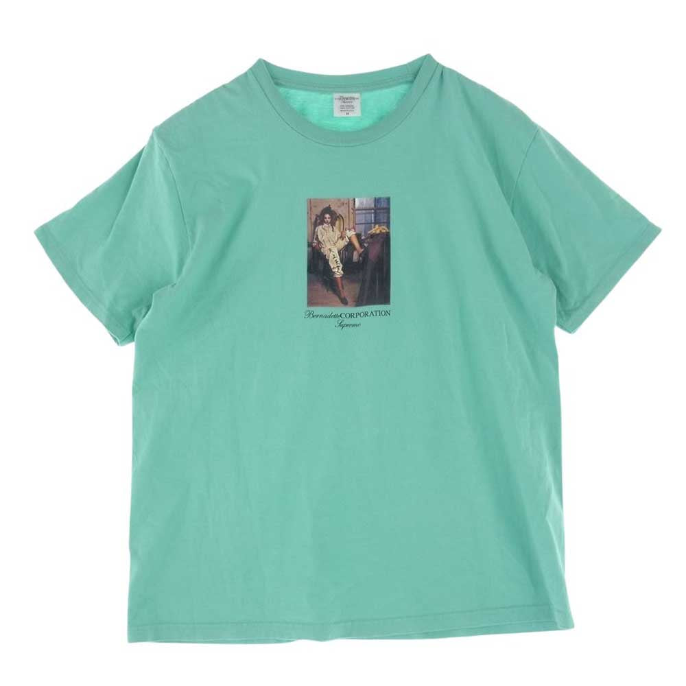 Supreme シュプリーム 23SS Bernadette Corporation Fuck Tee バーナデット コーポレーション ファック Tシャツ エメラルドグリーン系 M【中古】