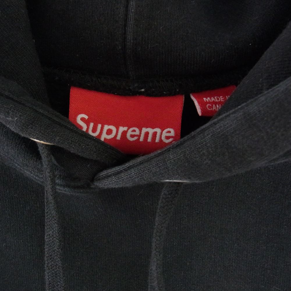 Supreme シュプリーム 20AW Pearl Hooded Sweatshirt フェルメール スウェット プルオーバー パーカー ブラック系 L【中古】