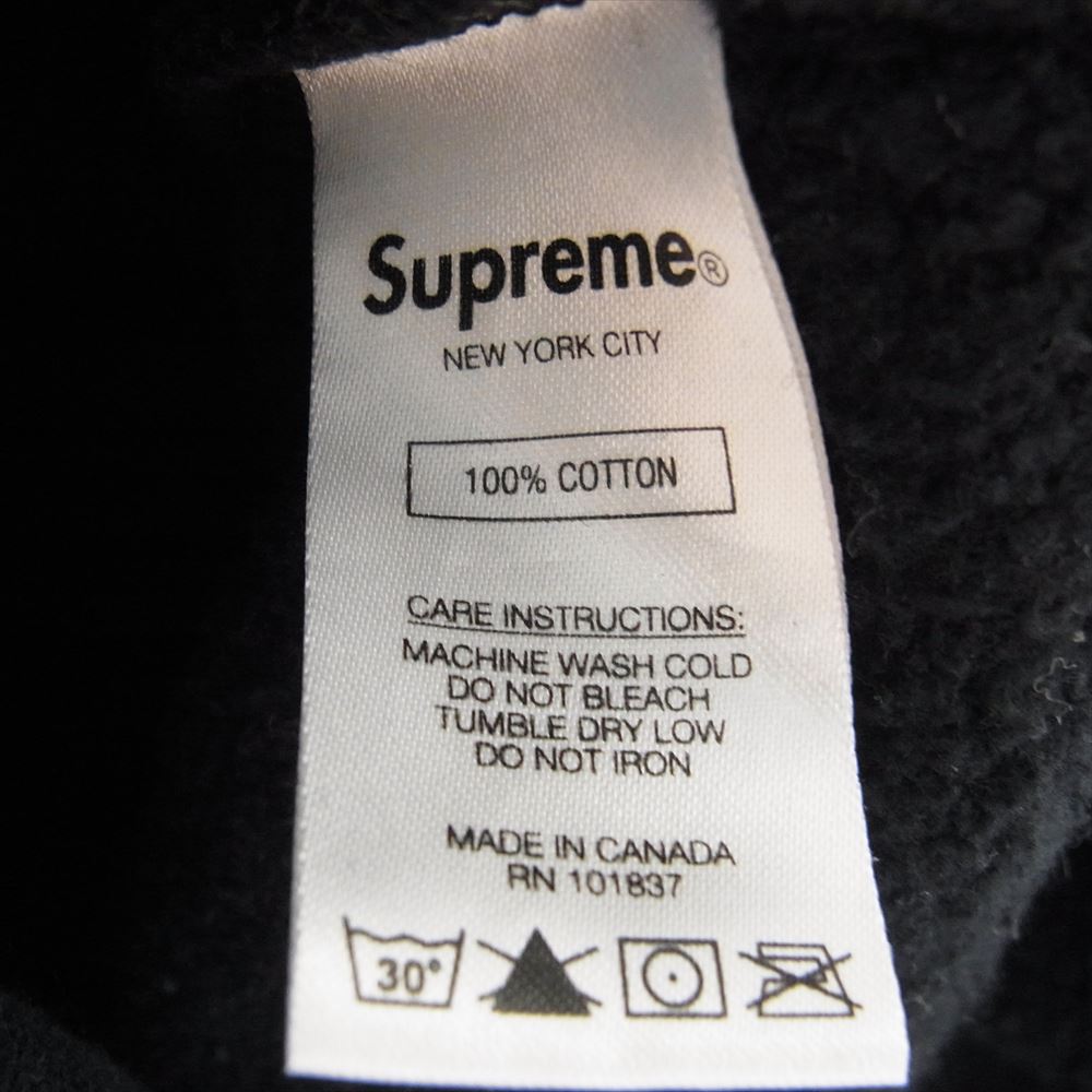 Supreme シュプリーム 20AW Pearl Hooded Sweatshirt フェルメール スウェット プルオーバー パーカー ブラック系 L【中古】