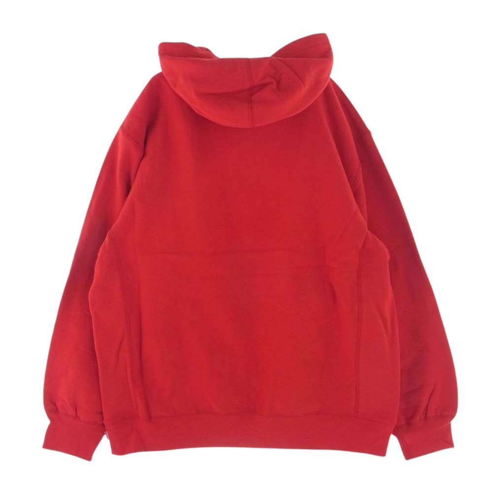 Supreme シュプリーム 21SS Small Box Hooded Sweatshirt スモールボックスロゴ フーデッド スウェットシャツ パーカー レッド系 L【美品】【中古】