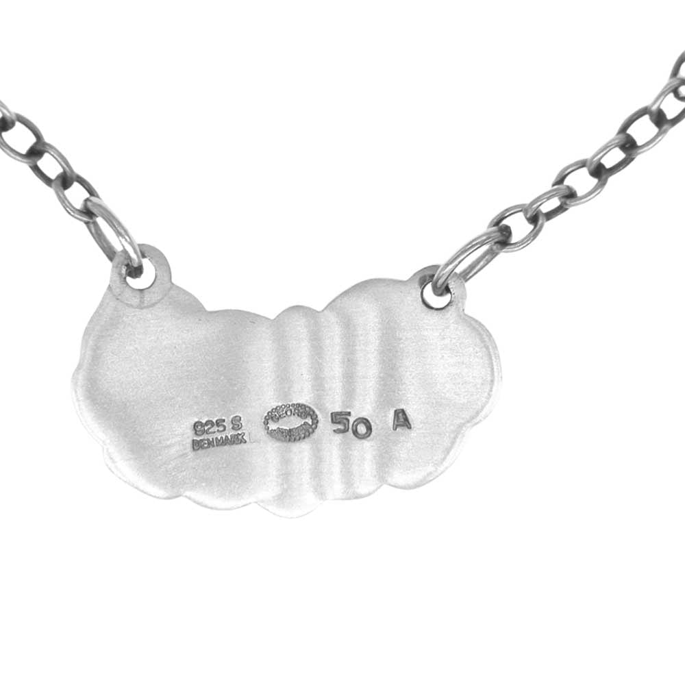 Georg Jensen ジョージジェンセン 50A リーフ Tバー チェーン ネックレス シルバー系【中古】