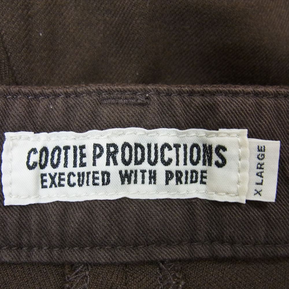 COOTIE クーティー CTE-19A107 T/R Sarrouel Trousers サルエル トラウザー パンツ ブラウン系 XL【中古】
