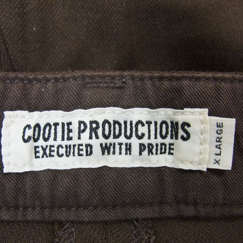 COOTIE クーティー CTE-19A107 T/R Sarrouel Trousers サルエル トラウザー パンツ ブラウン系 XL【中古】