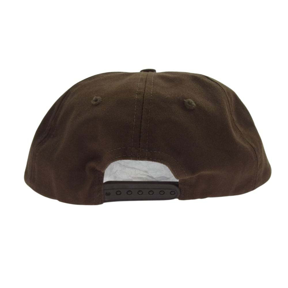 カクタスジャック USA製 Travis Scott トラヴィススコット ロゴ ベースボールキャップ ブラウン系【中古】