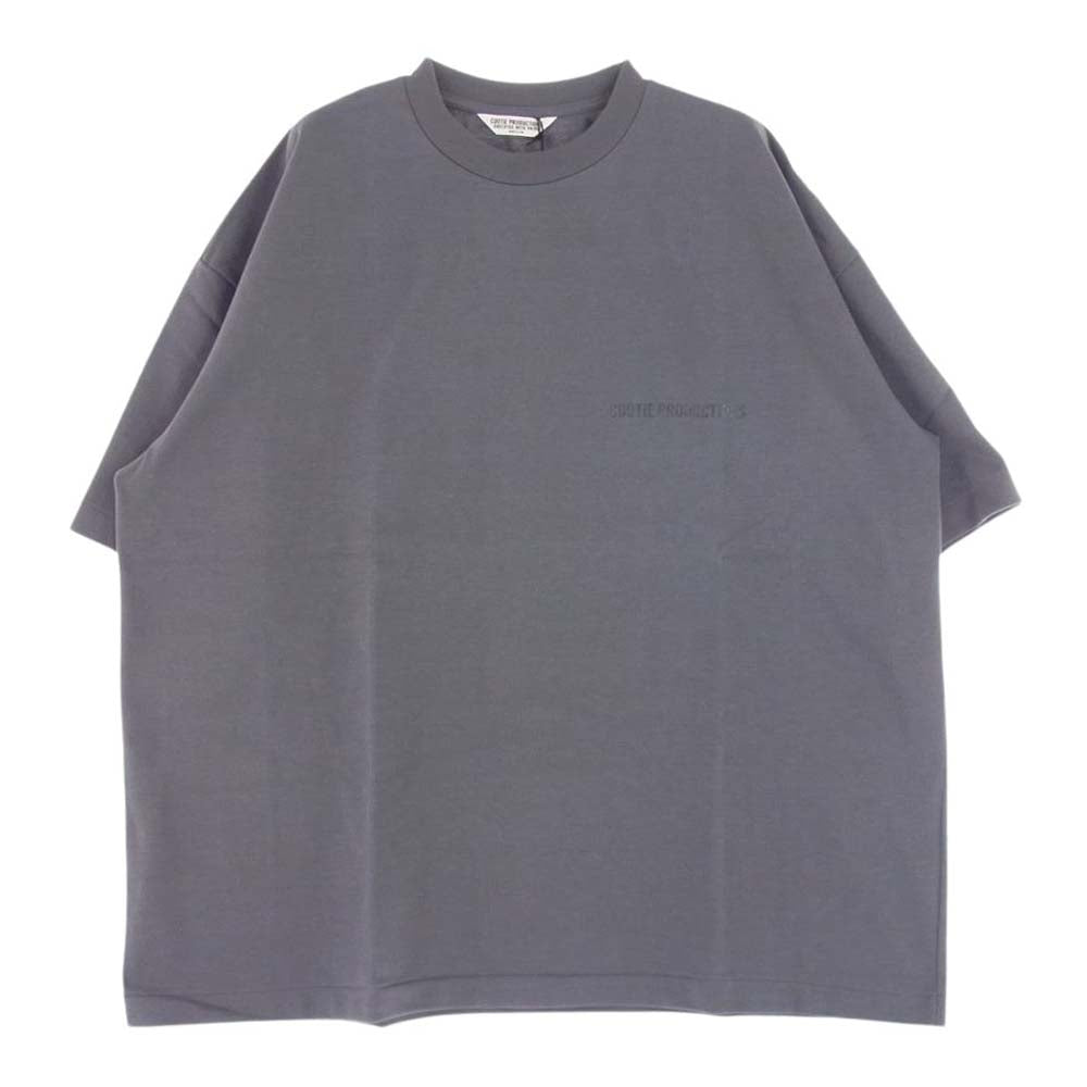 COOTIE クーティー 22ss CTE-22S311 Suvin Heavy Weight Oversized  ヘビーウェイト オーバーサイズ 半袖 Tシャツ グレー系 M【美品】【中古】