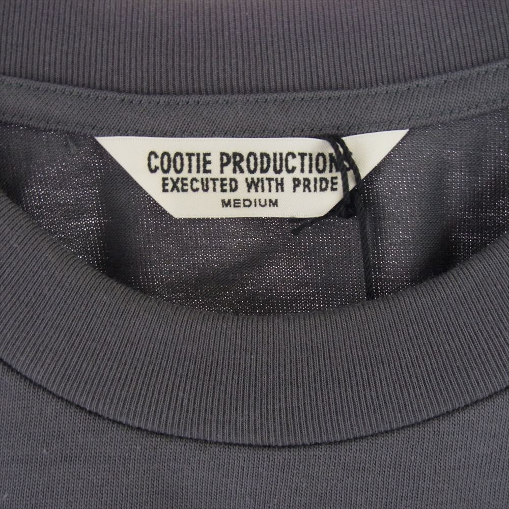 COOTIE クーティー 22ss CTE-22S311 Suvin Heavy Weight Oversized  ヘビーウェイト オーバーサイズ 半袖 Tシャツ グレー系 M【美品】【中古】