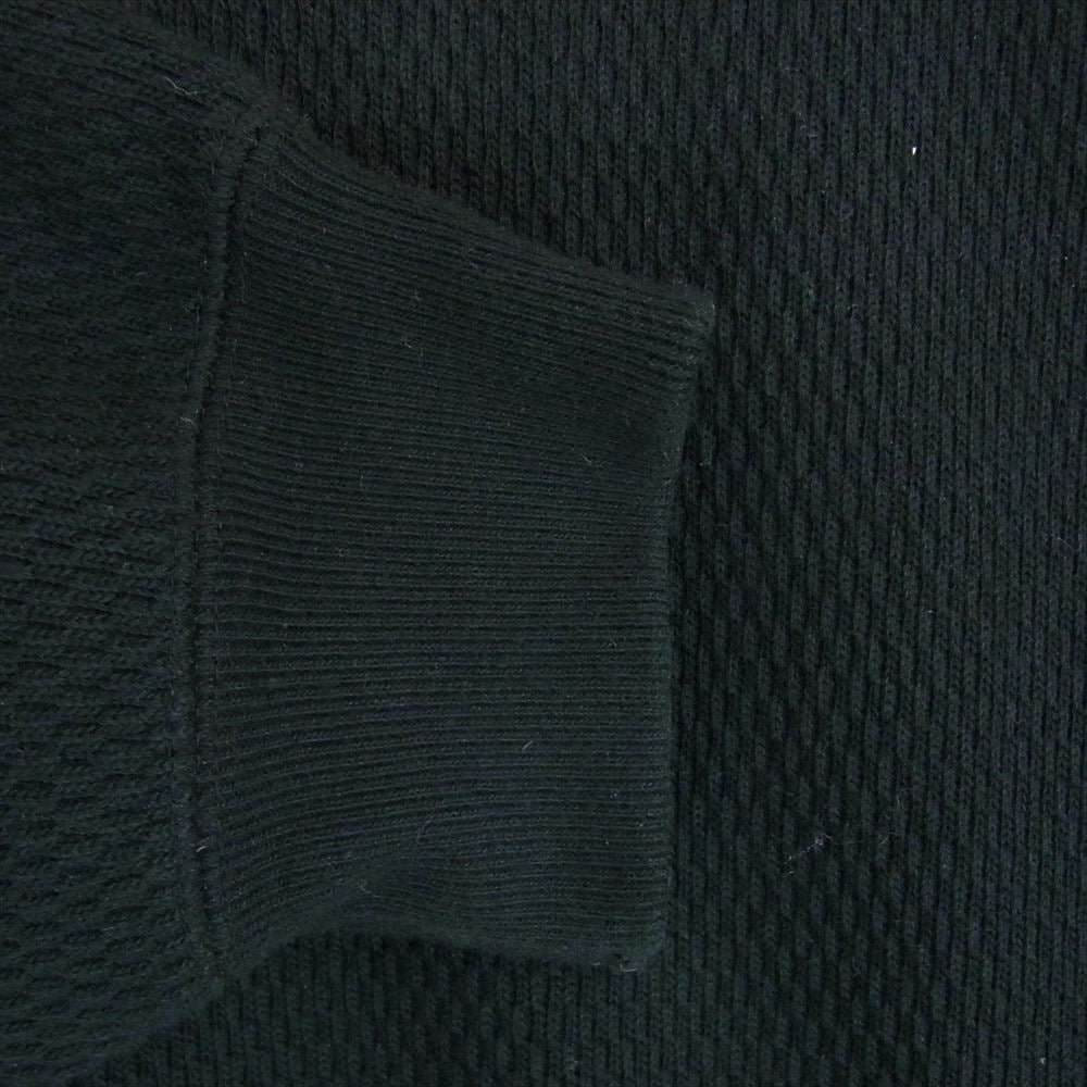 COOTIE クーティー 20AW Heavy Waffle Snap Cardigan ワッフル スナップ 長袖 カーディガン ブラック系 L【中古】