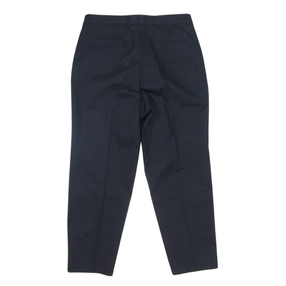 UNITED ARROWS ユナイテッドアローズ 1214-199-8842 マイクロPCH チノ 1プリーツ テーパード パンツ ブラック系 XL【中古】