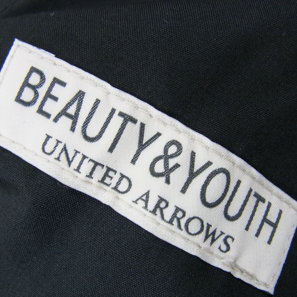 UNITED ARROWS ユナイテッドアローズ 1214-199-8842 マイクロPCH チノ 1プリーツ テーパード パンツ ブラック系 XL【中古】