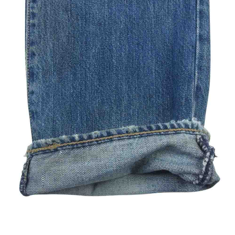 Levi's リーバイス 00501-1370 クラッシュ加工 501 デニム パンツ ジーンズ インディゴブルー系 W29【中古】