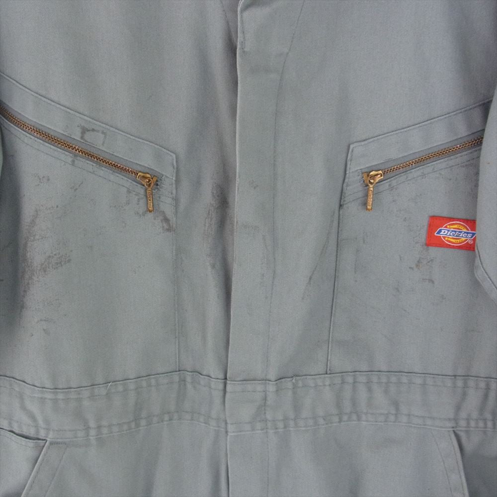 Dickies ディッキーズ YKK USAジップ ツナギ オールインワン グレー系【中古】