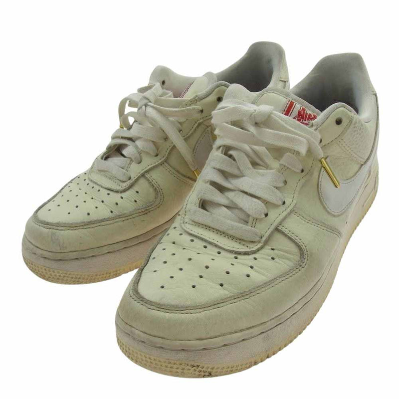 NIKE ナイキ CW2919-100 Air Force 1 Low '07  Popcorn エアフォース1 ロー '07 ポップコーン ローカット スニーカー オフホワイト系 26cm【中古】