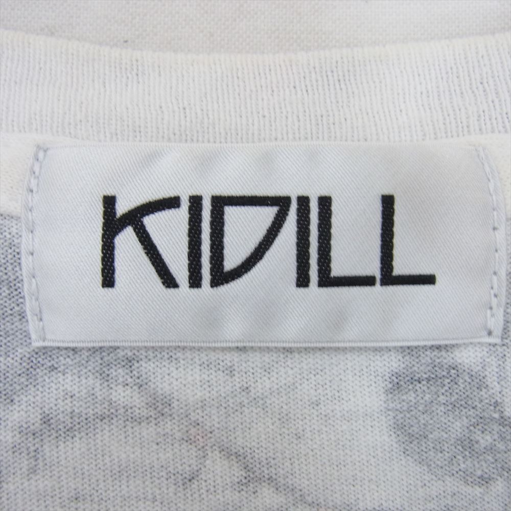 キディル KL-197 wolf 総柄 Ｔシャツ 半袖 グレー系 FREE【中古】