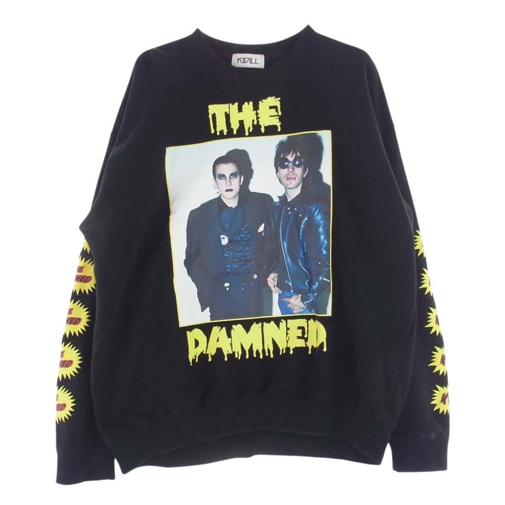 キディル 18AW KL299 THE DAMNED ダムド フォト プリント スウェット トレーナー ブラック ブラック系 FREE【中古】