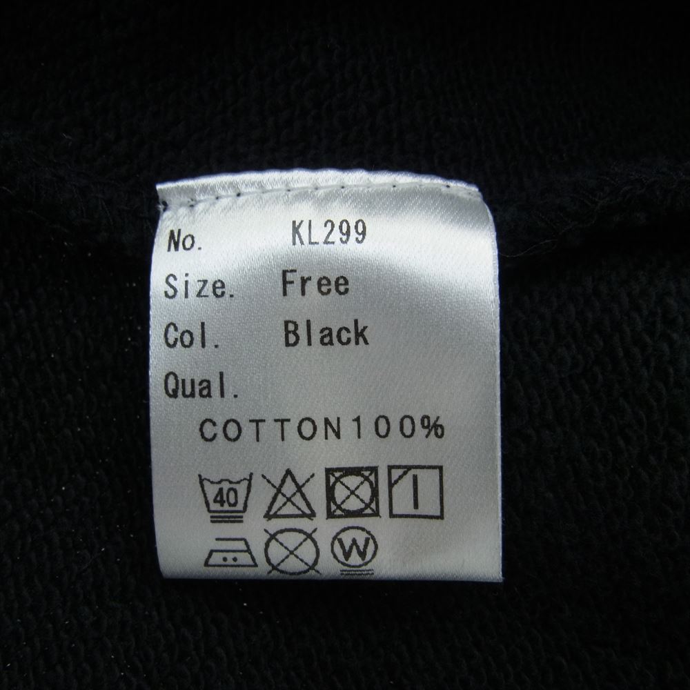 キディル 18AW KL299 THE DAMNED ダムド フォト プリント スウェット トレーナー ブラック ブラック系 FREE【中古】