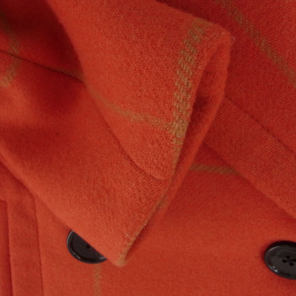 COACH コーチ ピーコート Pコート ダブル ウール ジャケット チェック