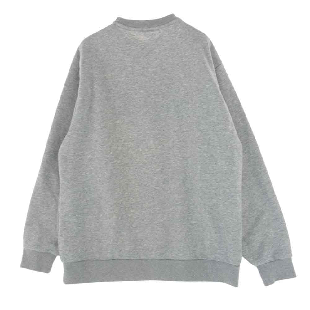 LACOSTE ラコステ SH706PL × BEAMS ビームス 別注 Big Croco Crew Sweat クルーネック スウェット グレー系 US:XS【中古】